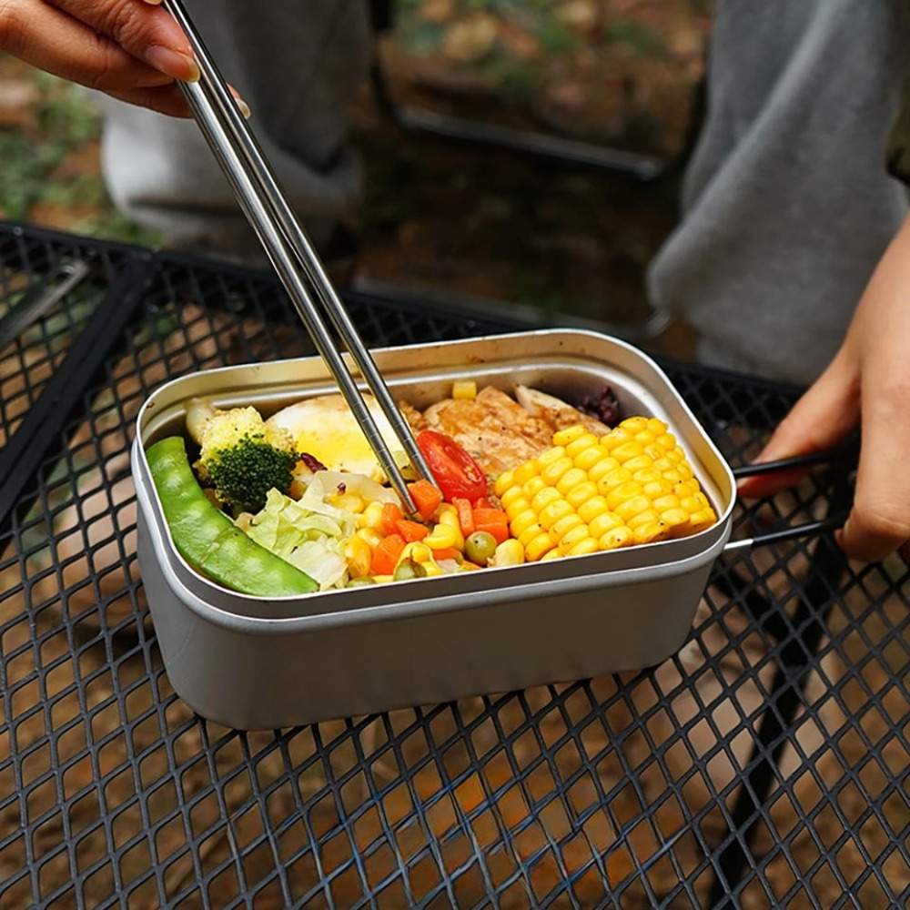Camping Hiking Cooking - أدوات طهي خفيفة الوزن للتخييم، صندوق