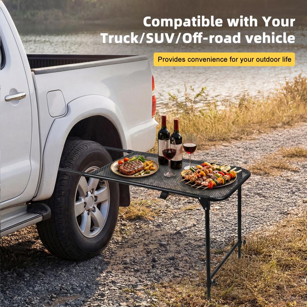 Camping Cooking Table - طاولة تخييم تثبت على الإطار، طاولة