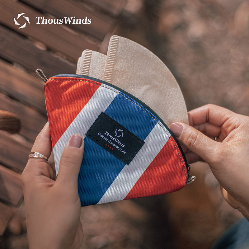 Camping Cooking Organizer - Thous Winds التخييم المحمولة القهوة ورقة