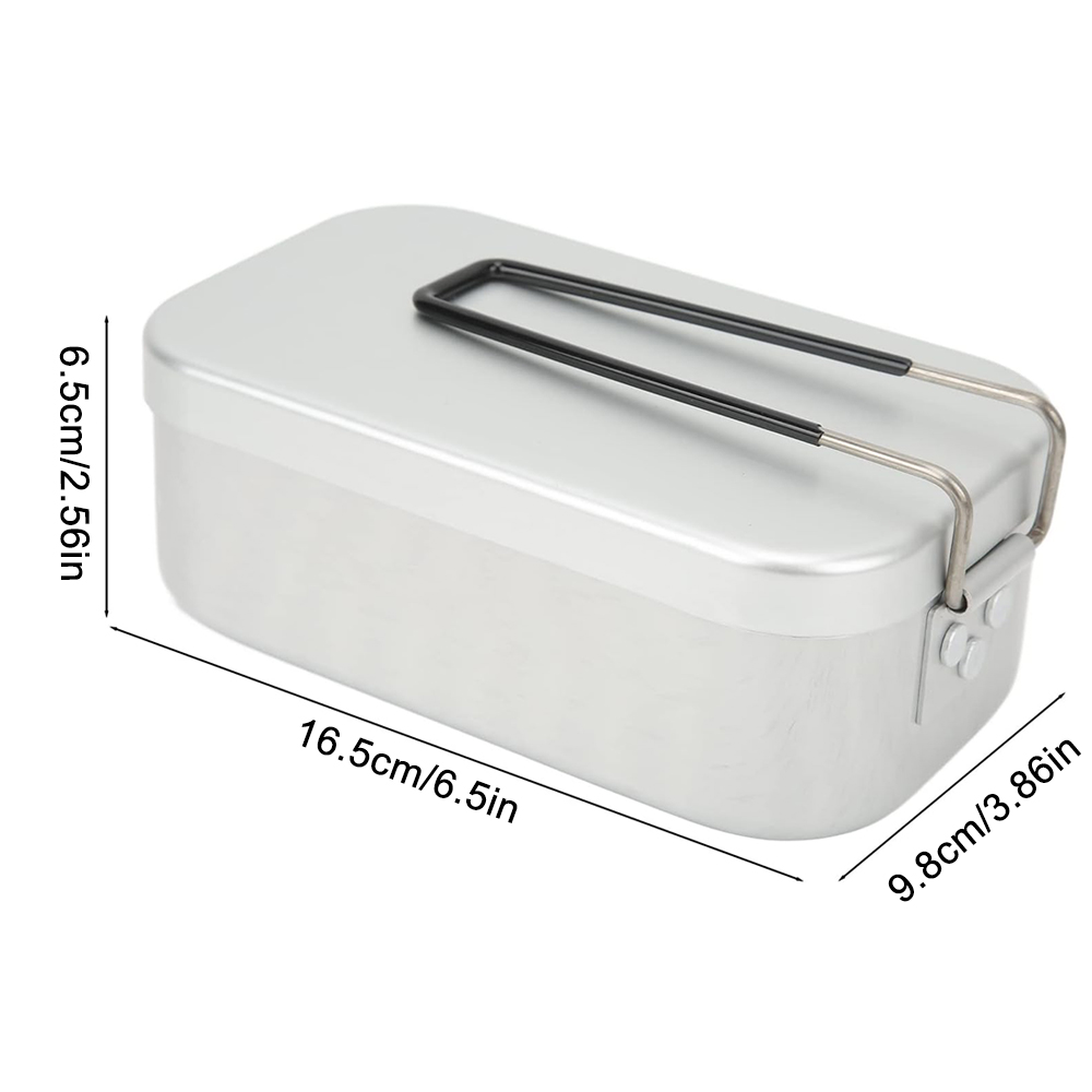 800 مللي صناديق الغداء الألومن - مراجعة Camping Cooking Container وسعره