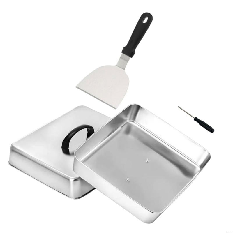 غطاء علوي مسطح على شكل مربع لل - مراجعة Camping Cooking Flat Top وسعره