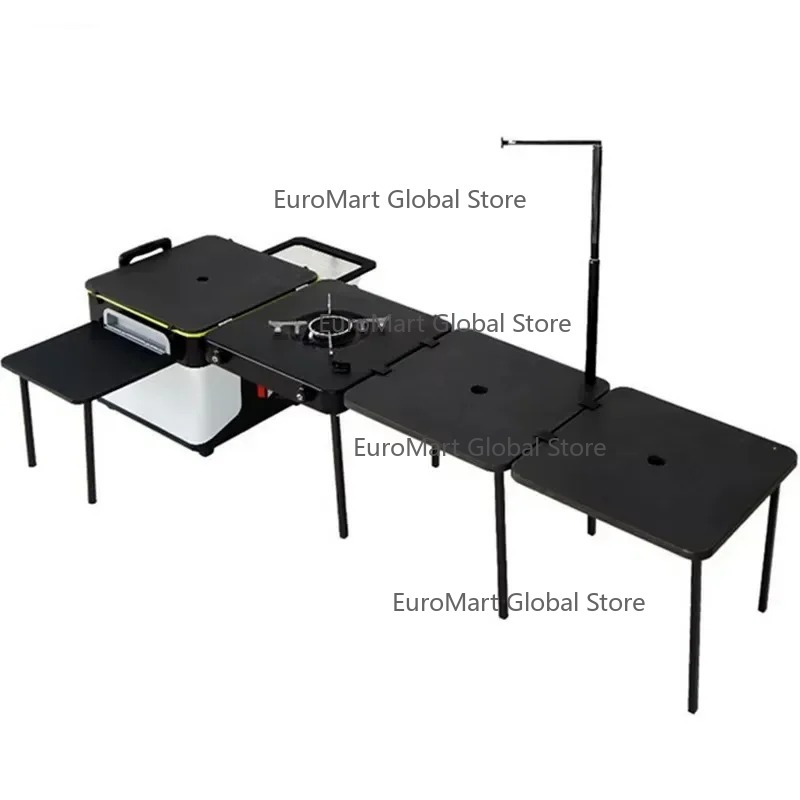 JWQ-007 صندوق مطبخ محمول عالي  - مراجعة Quality Camping Cooking Set وسعره