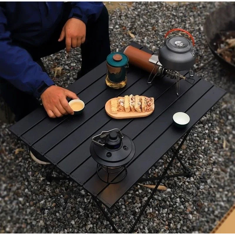 طاولة تخييم قابلة للطي خفيفة ا - مراجعة Camping Cooking Table وسعره