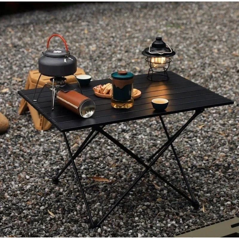 طاولة تخييم قابلة للطي خفيفة ا - مراجعة Camping Cooking Table وسعره
