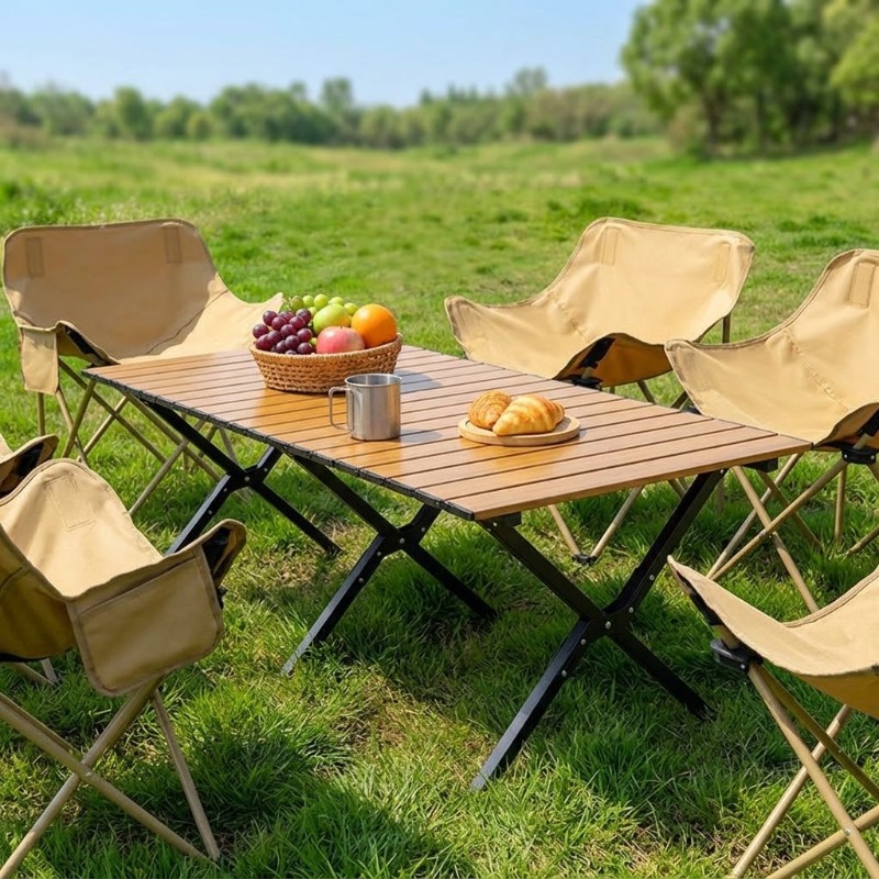 طاولة قابلة للطي محمولة للفطائ - مراجعة Camping Cooking Table وسعره