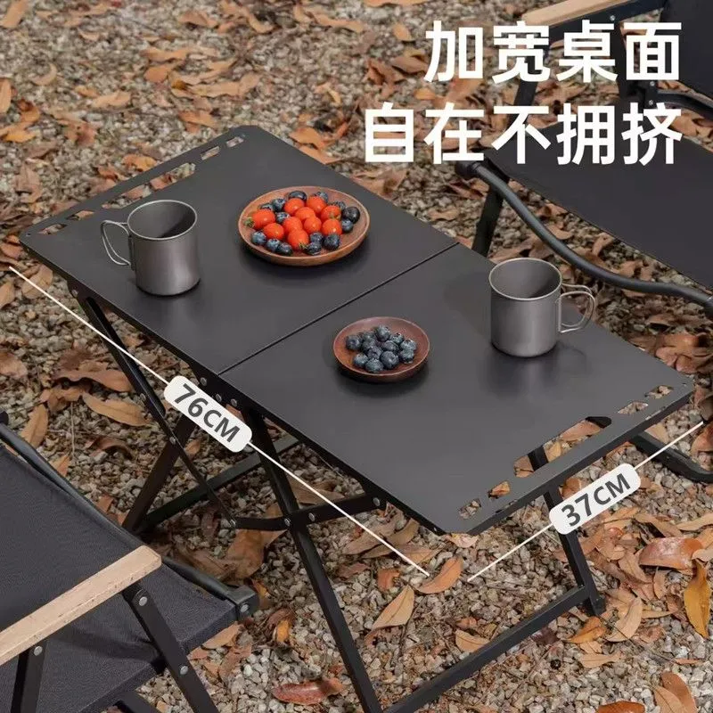 طاولة تخييم قابلة للطي محمولة  - مراجعة Camping Cooking Table وسعره