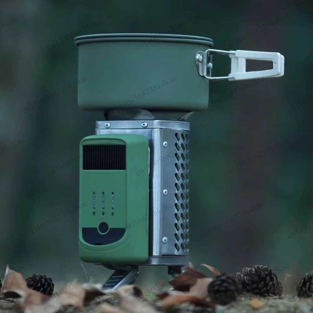 موقد خشبي محمول بدون دخان للتخ - مراجعة Camping Hiking Cooking وسعره