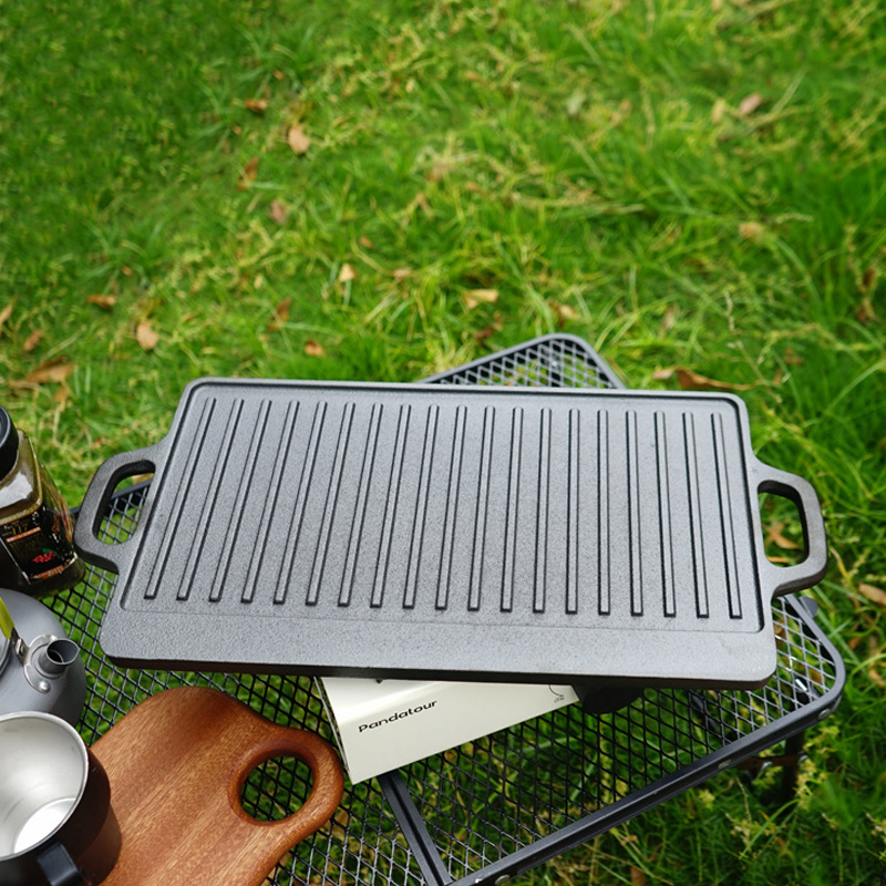 مقلاة شواء مزدوجة الجوانب من ا - مراجعة Camping Cooking Flat Top وسعره