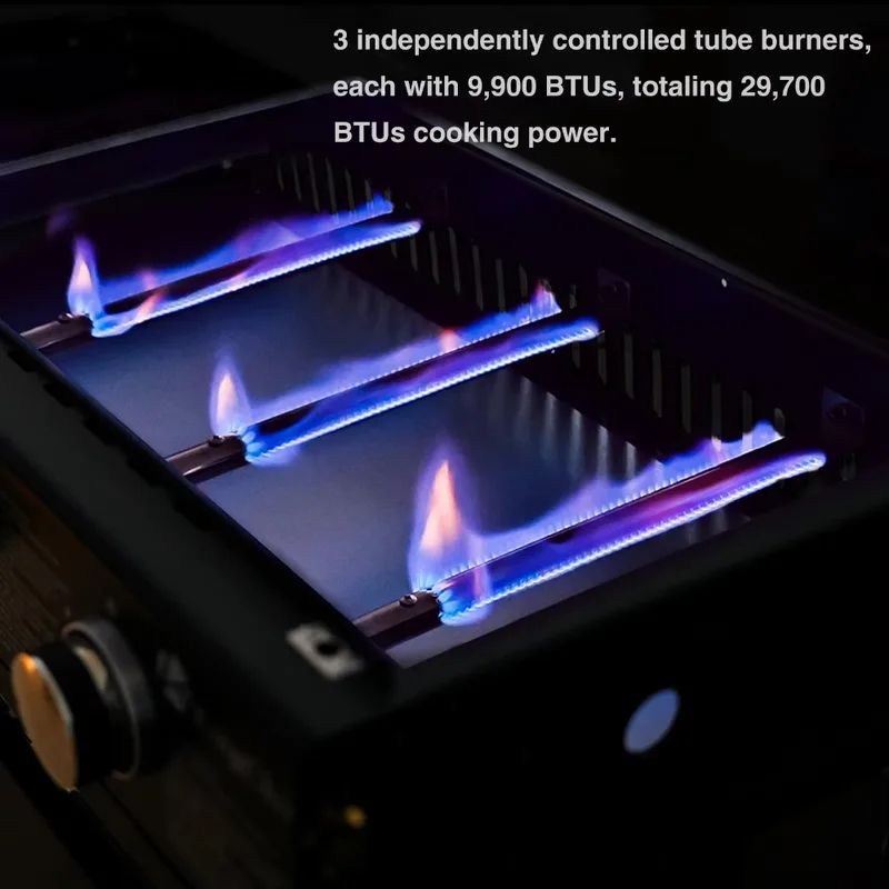 محطة طهي خارجية متنقلة ذات سطح - مراجعة Camping Cooking Flat Top وسعره